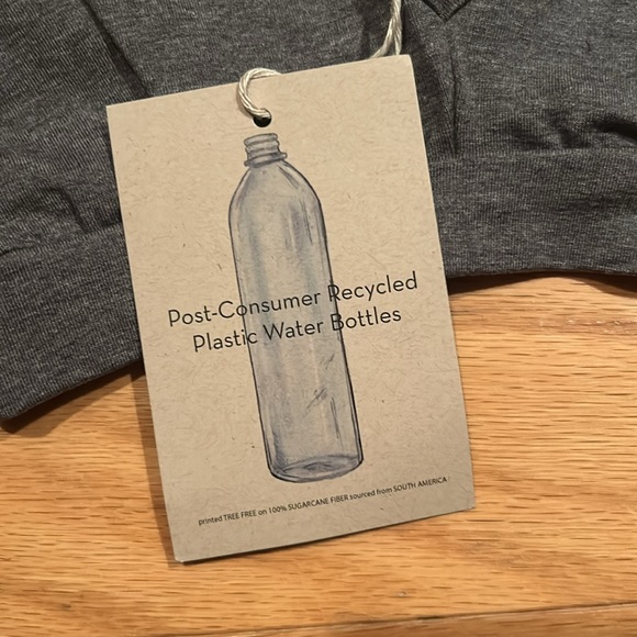 Groceries Apparel V-Bra Grey Small XS NWT organic cotton Bralette 32-33 A-D - Picture 2 of 6